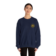 Smiley Face Floral Patch Crewneck Sweatshirt