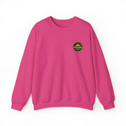 Smiley Face Floral Patch Crewneck Sweatshirt