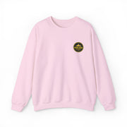 Smiley Face Floral Patch Crewneck Sweatshirt
