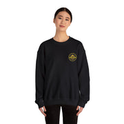 Smiley Face Floral Patch Crewneck Sweatshirt