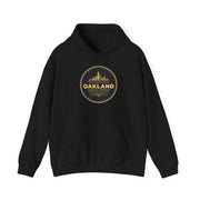 Oakland Skyline Hoodie — Vintage Gold City Badge Sweatshirt