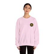 Smiley Face Floral Patch Crewneck Sweatshirt