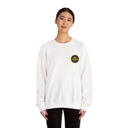 Smiley Face Floral Patch Crewneck Sweatshirt